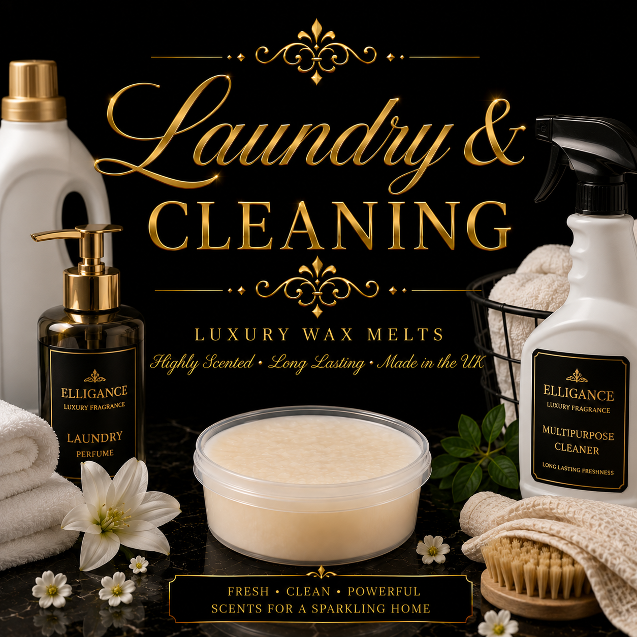 Laundry & Cleaning Inspired Wax Pot