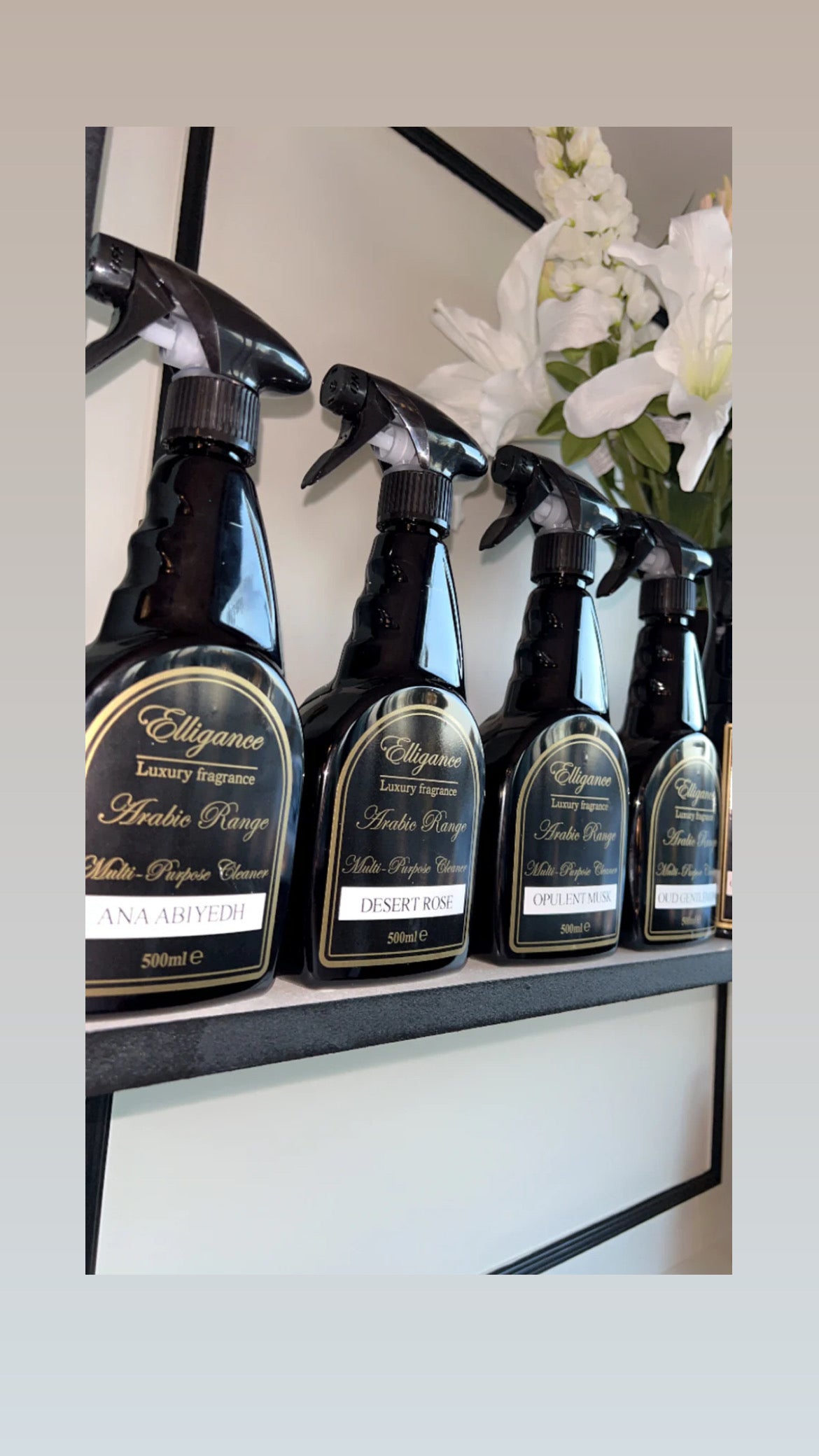 Cleaning products Elligance luxury fragrance