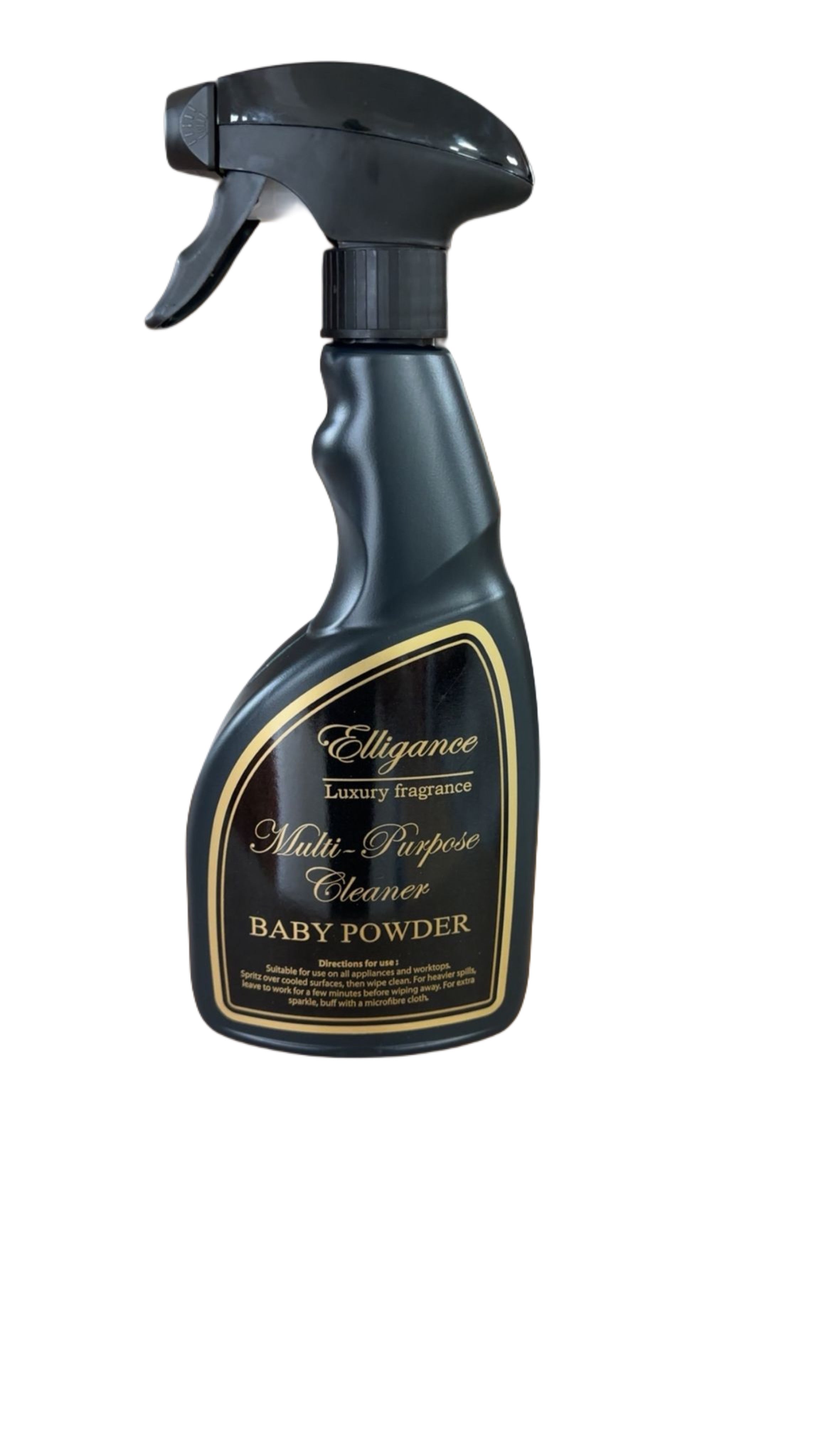 Baby powder multipurpose cleaning spray