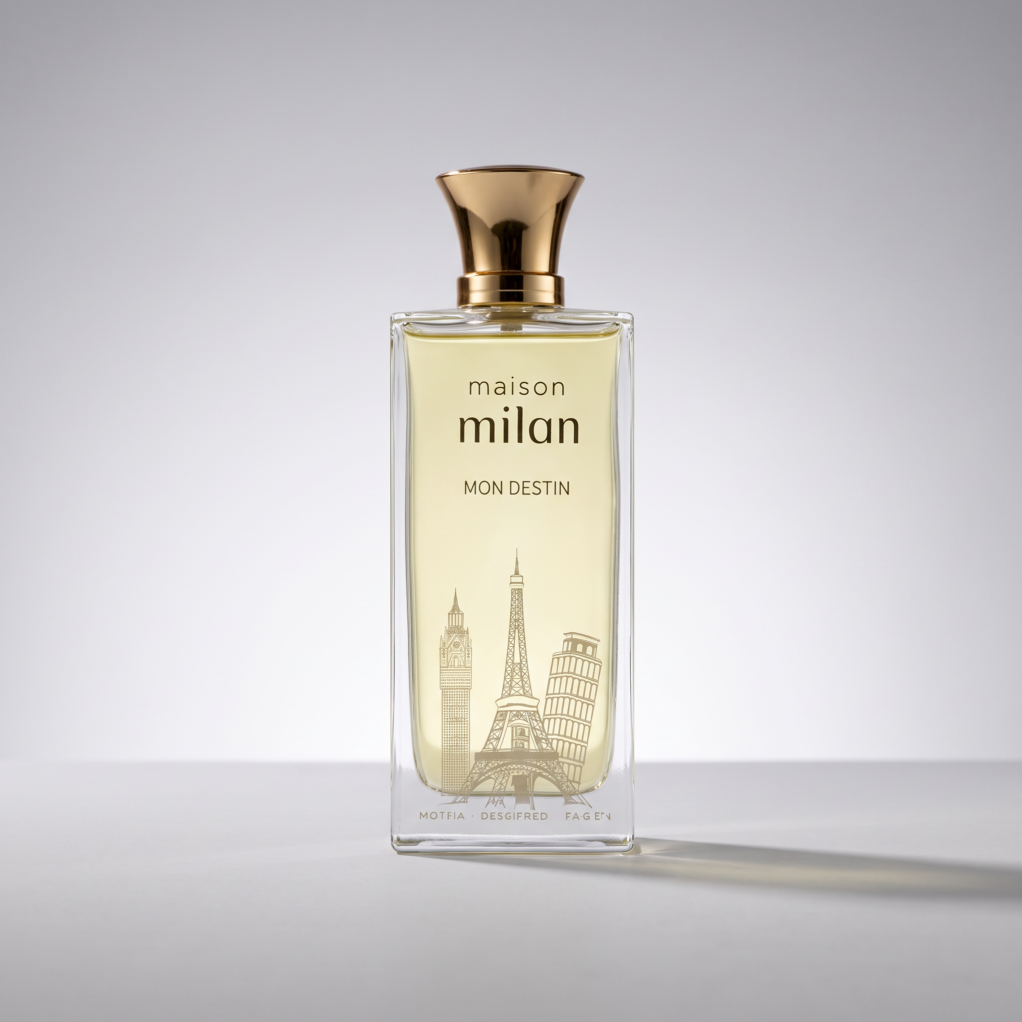 Mon Destiny by Maison Milan — Eau de Parfum 100ml, studio product photo