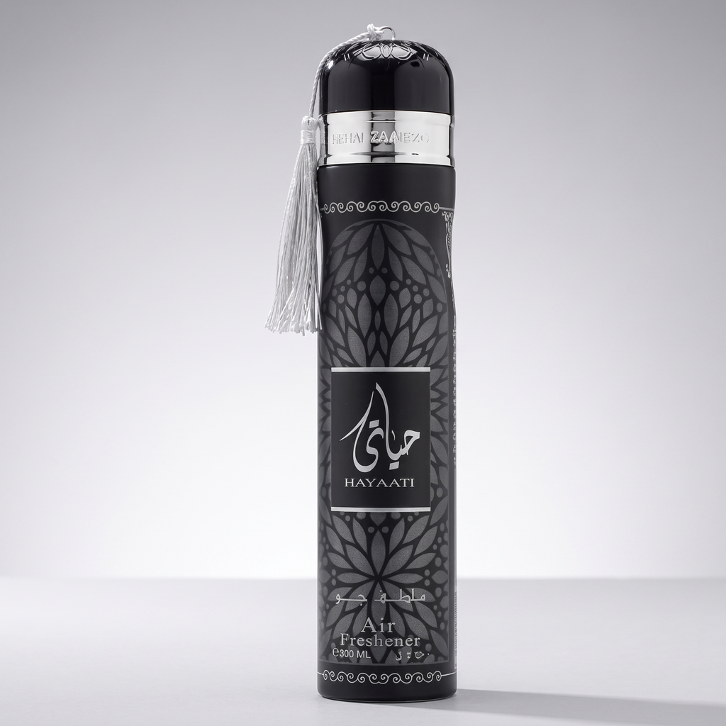 Hayaati Dubai Air Freshener 300ml, studio product photo