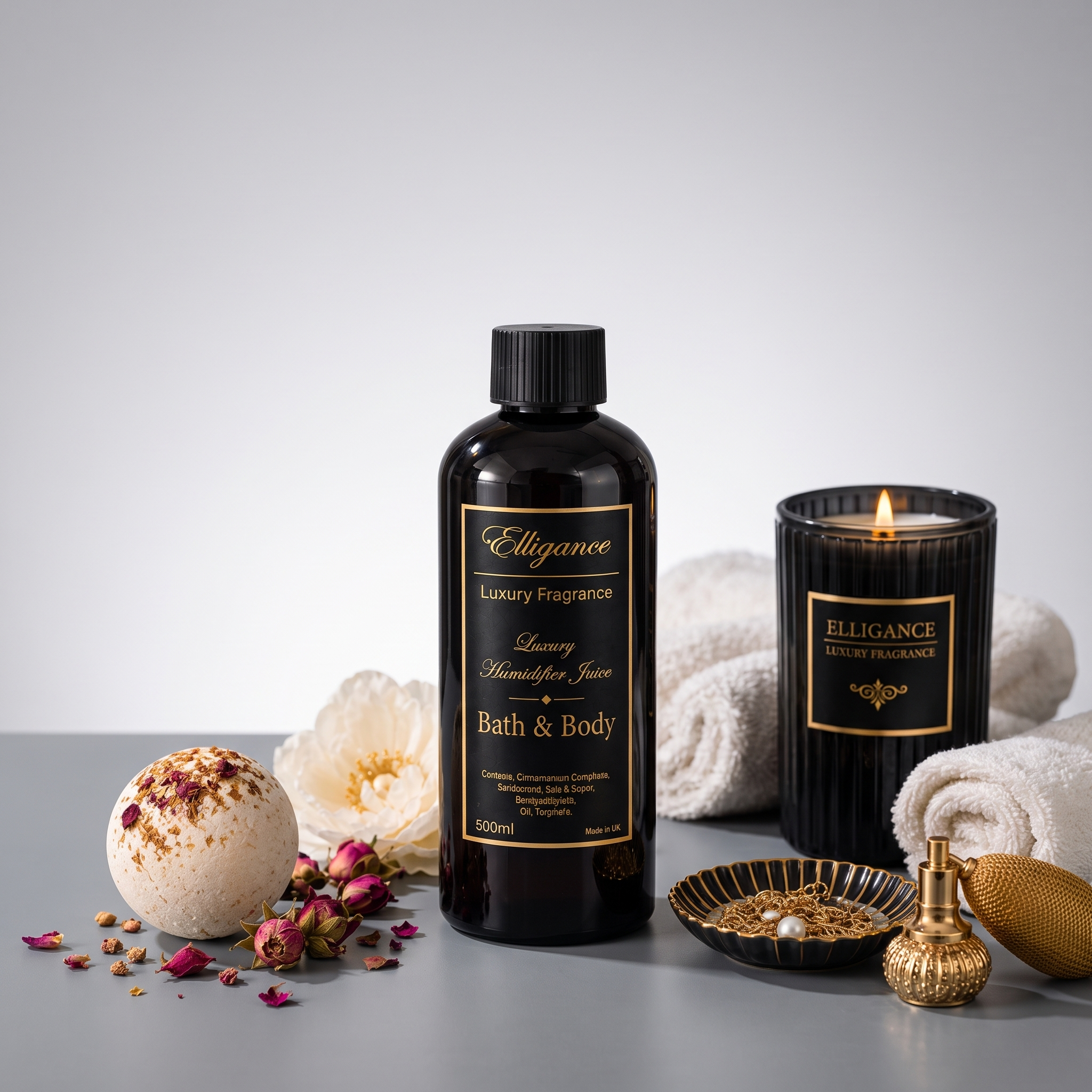 Bath & Body Inspired Humidifier Juice, studio product photo
