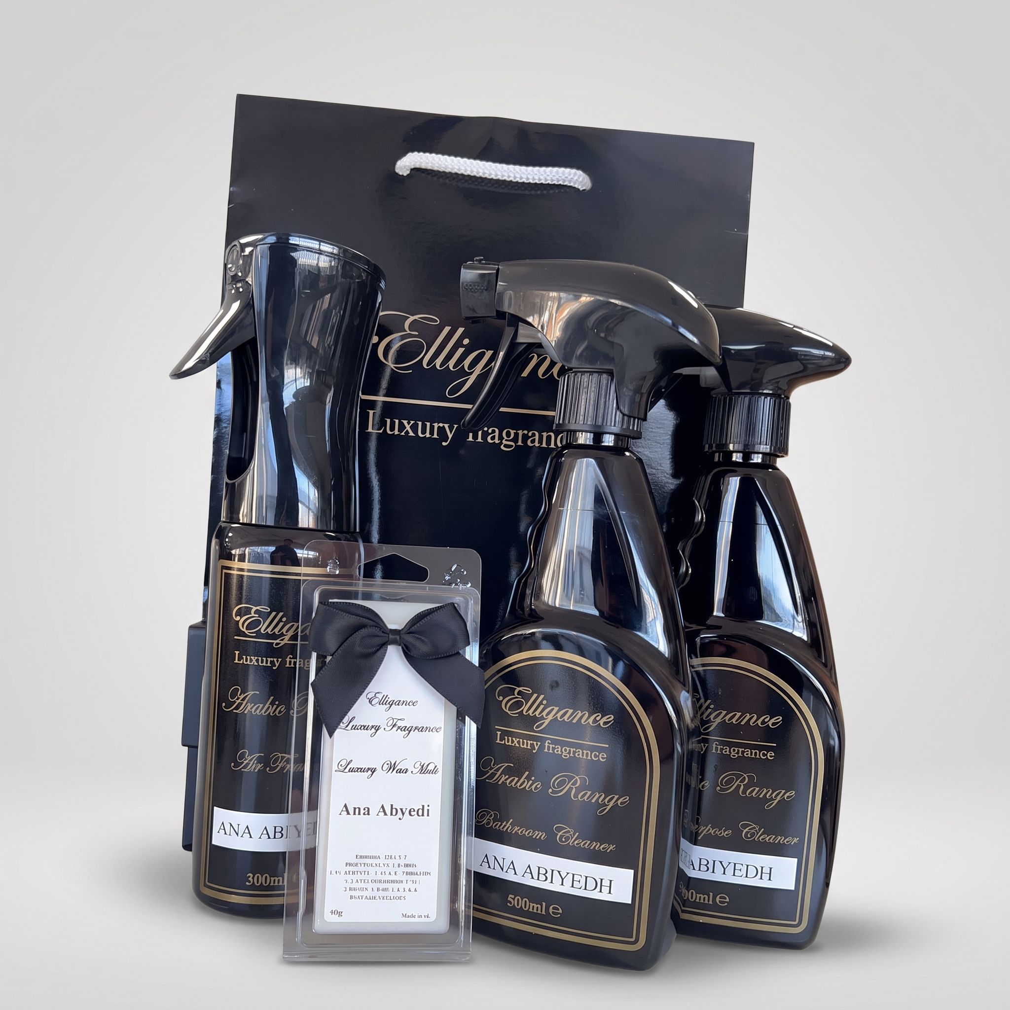 Elligance Arabic Cleaning & Home Fragrance Gift Set studio packshot