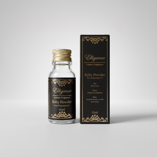Elligance Baby Powder Fragrance Oil studio packshot