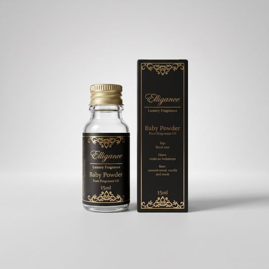 Elligance Baby Powder Fragrance Oil studio packshot