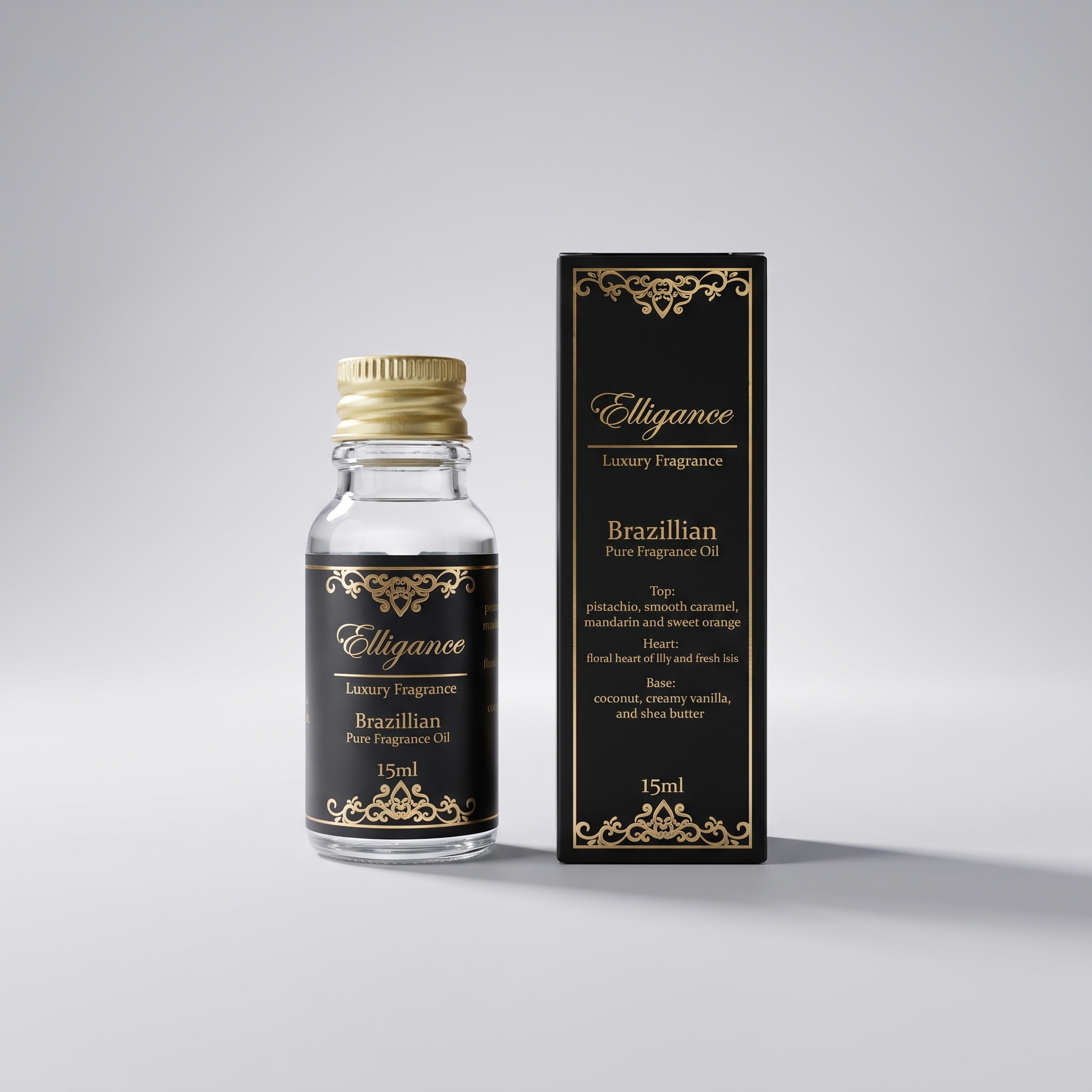 Elligance Brazilian BB Fragrance Oil studio packshot