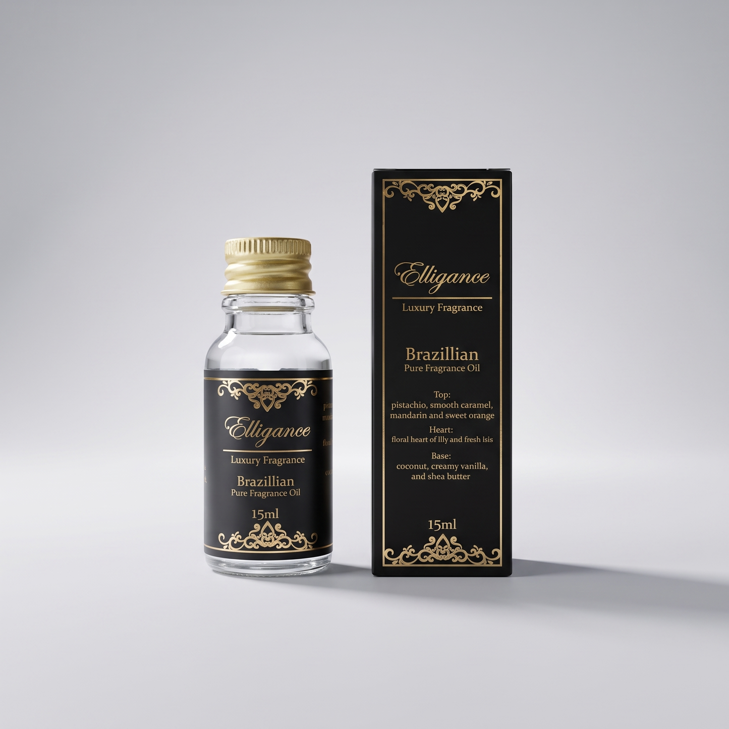 Elligance Brazilian BB Fragrance Oil studio packshot