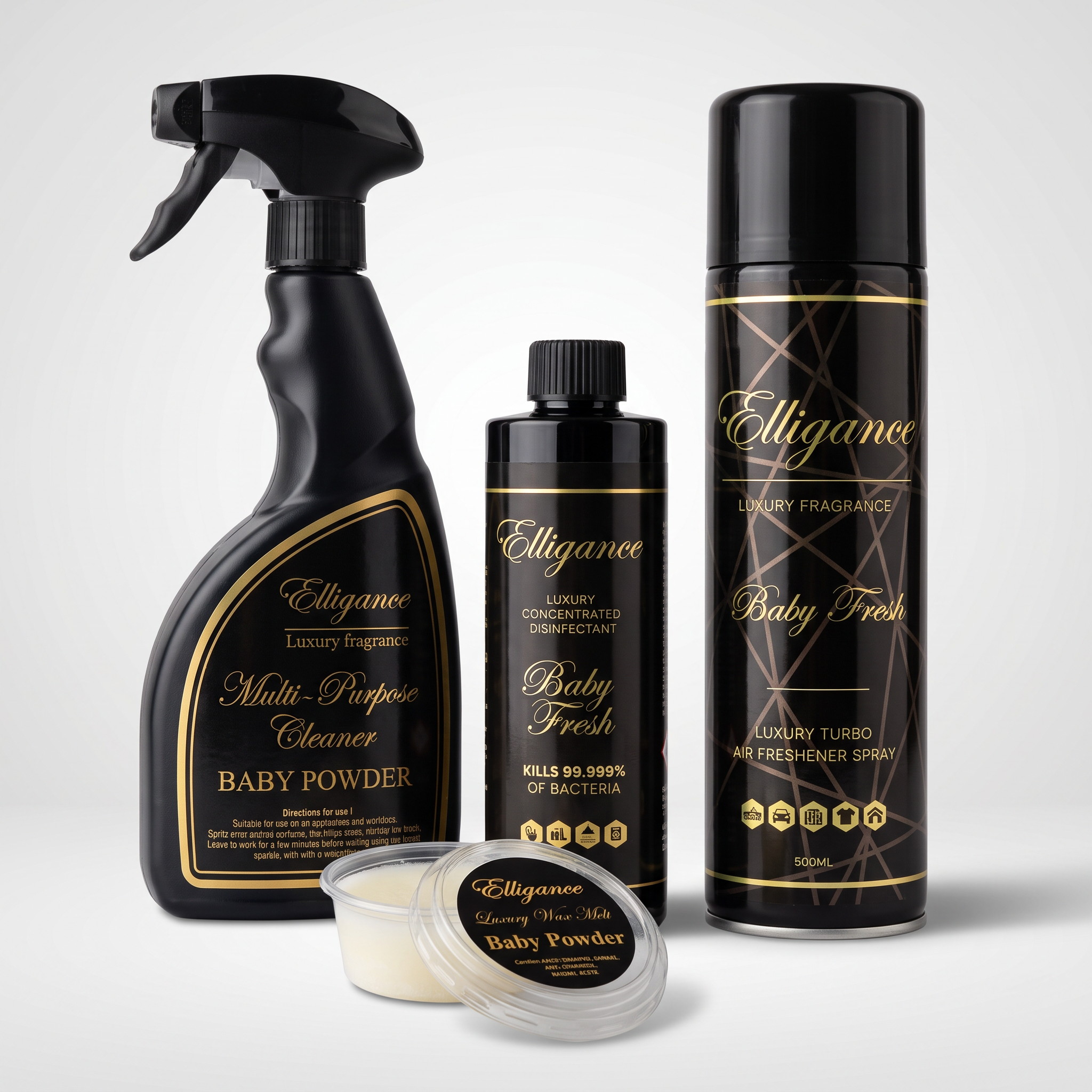 Elligance Baby Powder Bundle studio packshot