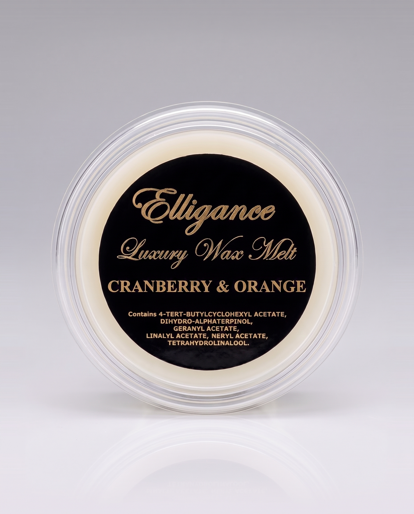 Elligance Luxury Wax Melt pot - Cranberry & Orange