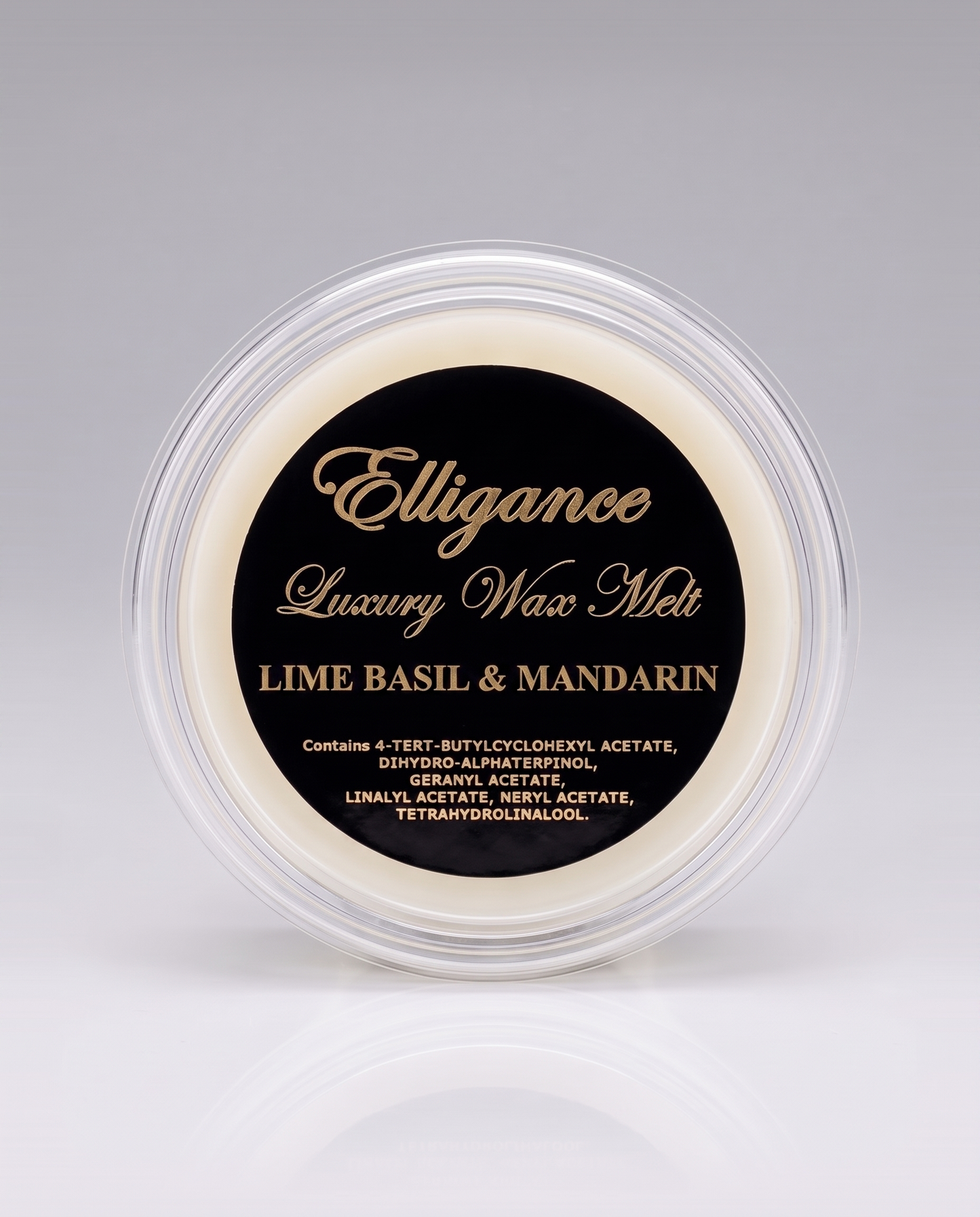 Elligance Luxury Wax Melt pot - Lime Basil & Mandarin
