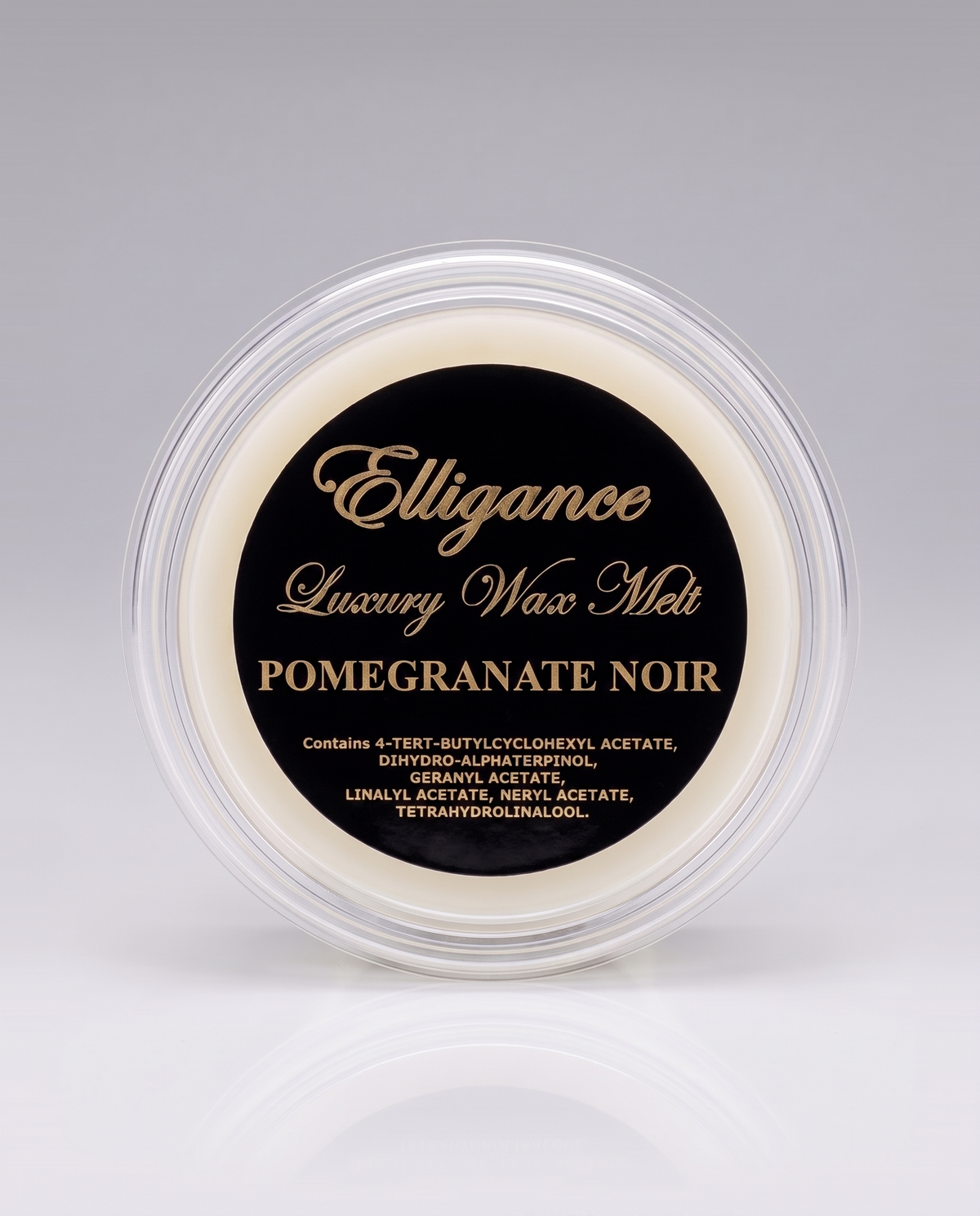 Elligance Luxury Wax Melt pot - Pomegranate Noir