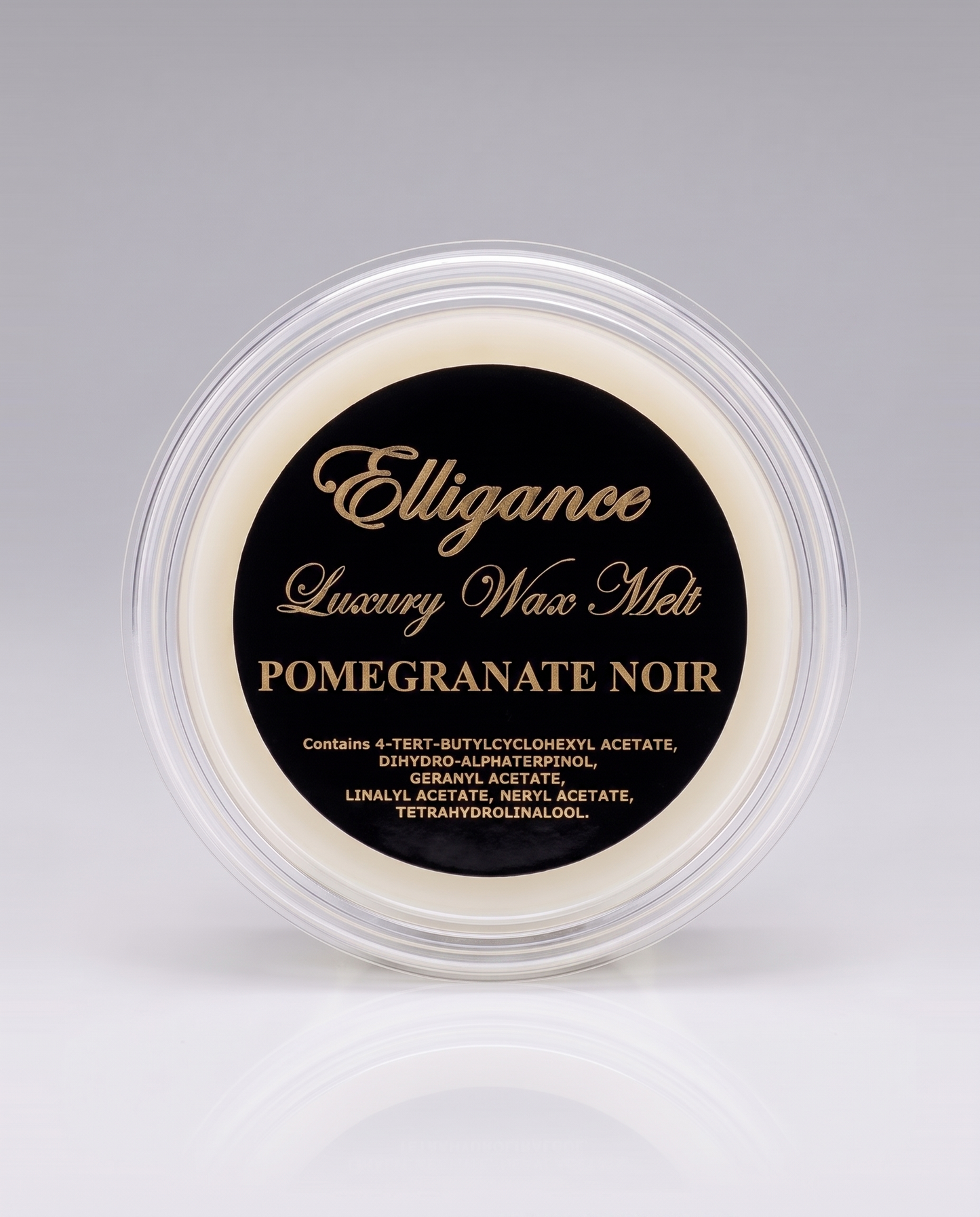 Elligance Luxury Wax Melt pot - Pomegranate Noir