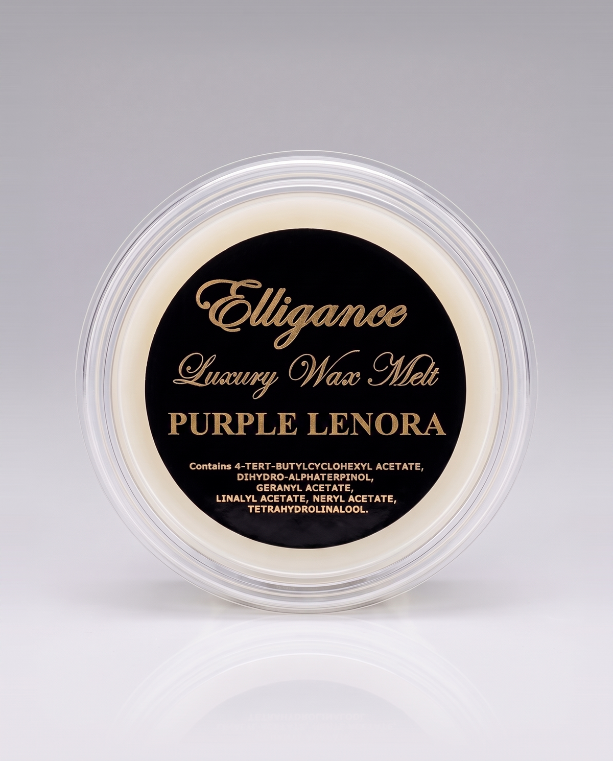Elligance Luxury Wax Melt pot - Purple Lenora