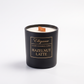 Elligance Luxury Woodwick Candle - Hazelnut Latte